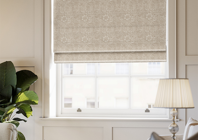 William Morris At Home Marigold, Woven Linen - Twist&Fit Roman Blind - Image 5